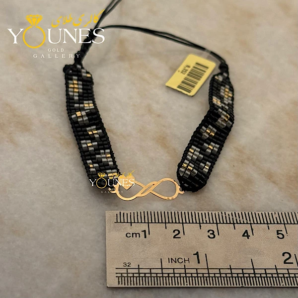 دستبند میوکی قلب بینهایت طلا